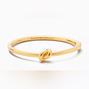 Kate Spade Gold Sailors Knot Hinge Bangle Bracelet